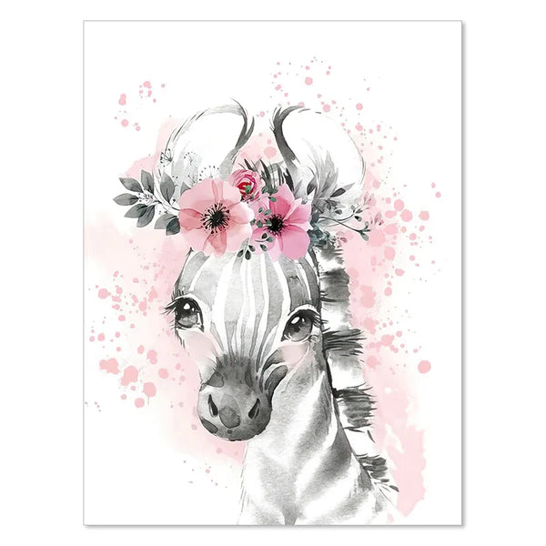 Wildtier-Wandkunst – Moderne Tiermotive auf Leinwand