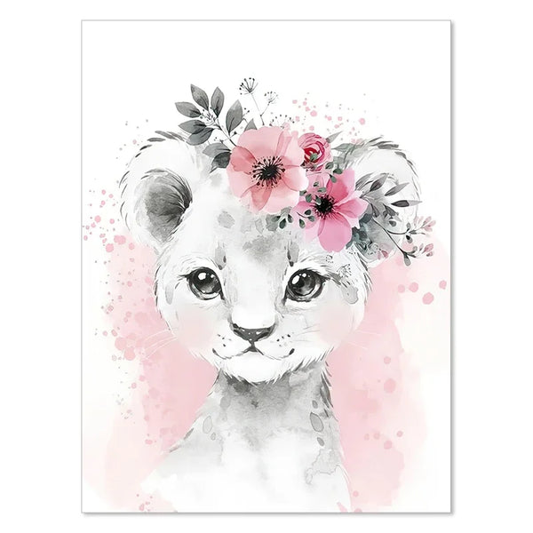 Wildtier-Wandkunst – Moderne Tiermotive auf Leinwand