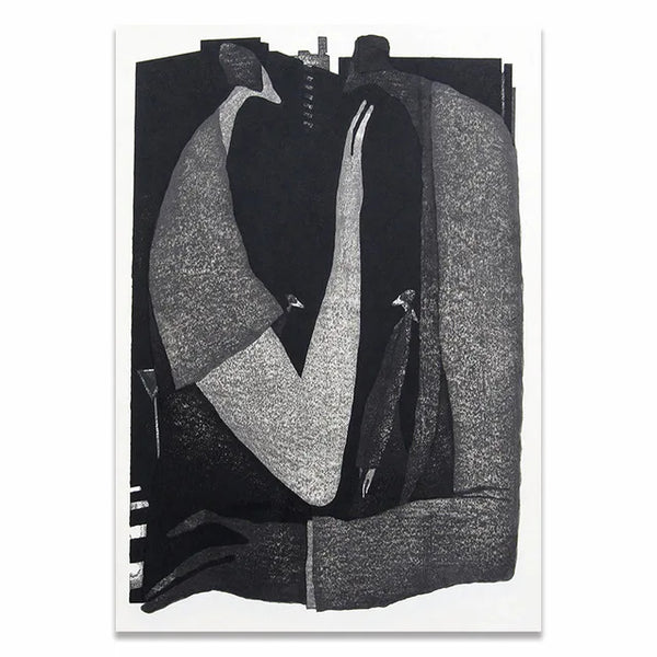 Moderne Schwarz Weiß Wandkunst fürs Wohnzimmer