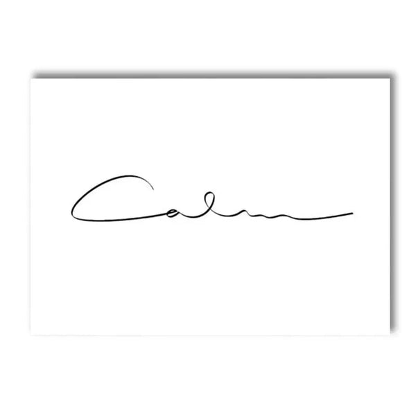 Nordische Kunstdrucke – Minimalistische Line-Art Wandkunst