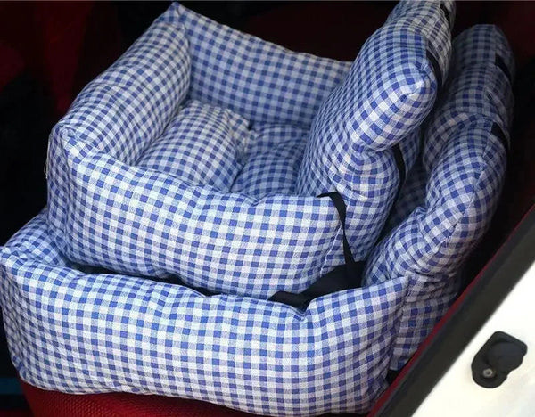 Haustier-Autobett – Waschbarer, rutschfester Autositz für Hunde & Katzen