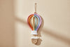Makramee Regenbogen Heißluftballon – Hängedekoration für Kinderzimmer | Skandinavische Wanddekoration