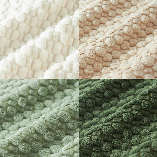 Kissenbezug – Quadratisches Plüschcord-Design, für Wohnzimmer & Schlafzimmer