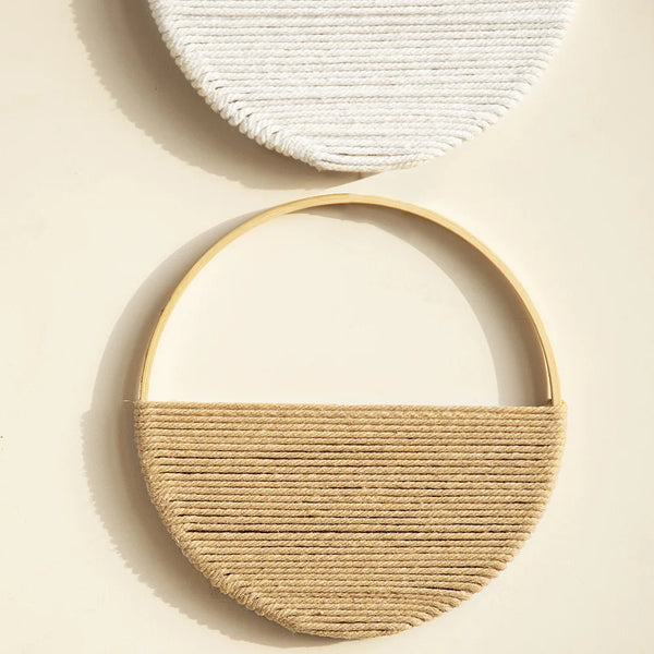 Makramee Wandbehang 2-teilig – Gewebte Wandkunst für dein Zuhause