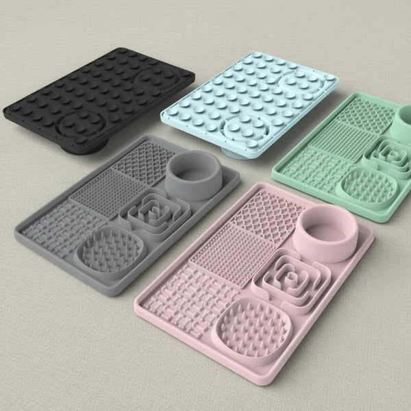 Haustier Slow-Food Matte – Anti-Schling-Matte, Schleckmatte für Haustiere