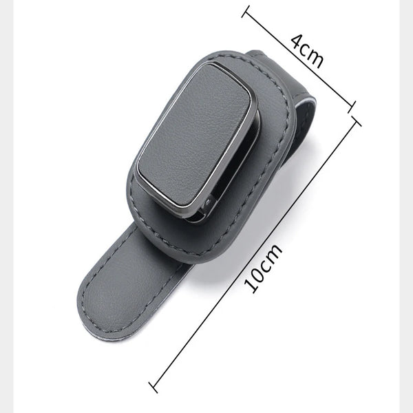 Sonnenbrillenhalter für die Auto-Sonnenblende – Brillen-, Ticket- & Kartenhalter für den Innenraum