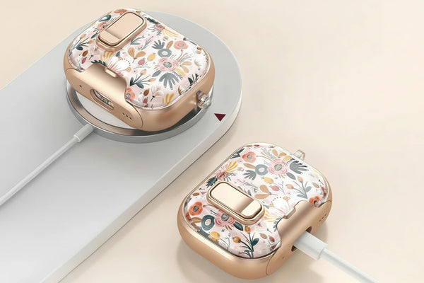 Ultradünne Silikonhülle für AirPods Pro 2, 3 & 4 – Transparenter Schutz mit Telefonhalter & Clip