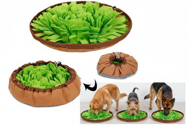 Schnüffelmatte für Hunde & Katzen – Interaktives Futterspiel