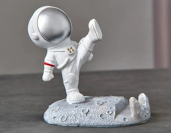 Nordic Stil Astronaut Handyhalter – Spaceman Ornament aus Harz