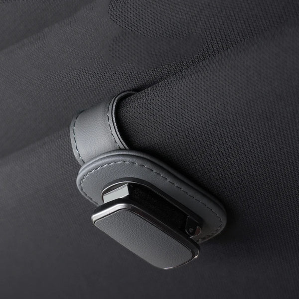 Sonnenbrillenhalter für die Auto-Sonnenblende – Brillen-, Ticket- & Kartenhalter für den Innenraum