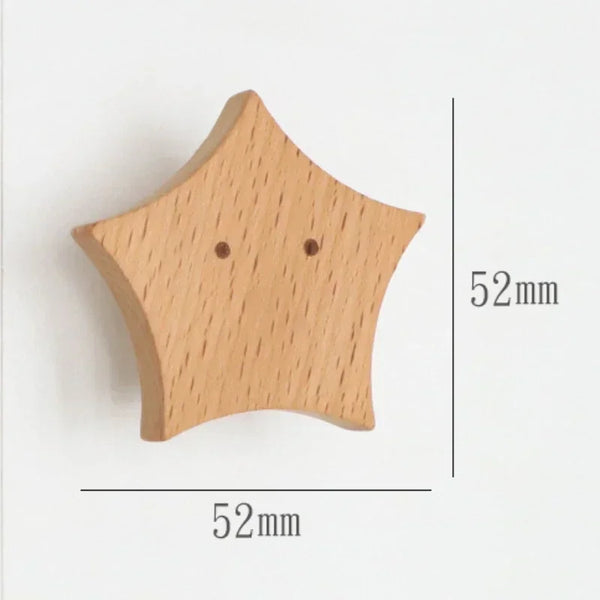 Holz Wandhaken Tiermotiv – Dekorativer Schlüsselhaken & Kleiderhaken aus Massivholz