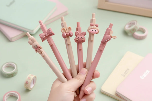 Süße Kugelschreiber – Verspielte Motivstifte im Set
