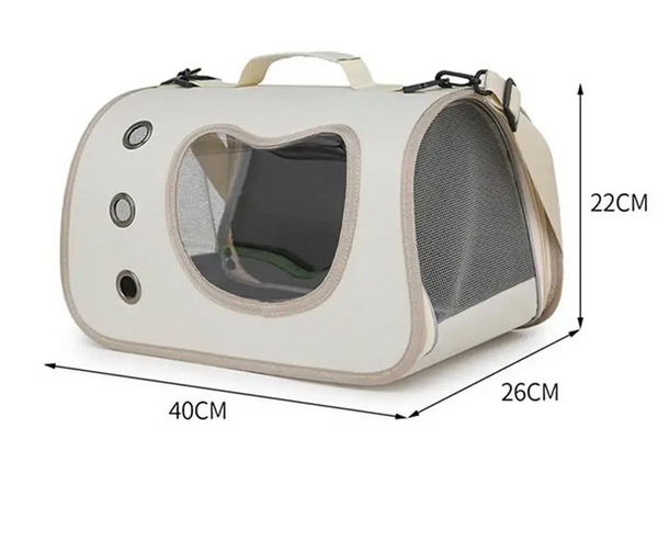 Faltbare Haustier Tragetasche – Atmungsaktive Transporttasche für kleine Hunde und Katzen