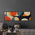 Mid-Century Moderne Wandkunst auf Leinwand – Abstrakter Bauhaus Panorama-Druck