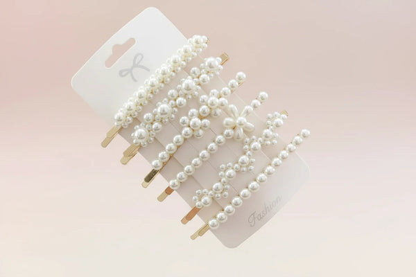 Perlen-Haarspangen im 2er-Set – Eleganter Haarschmuck für Alltag & Festlichkeiten