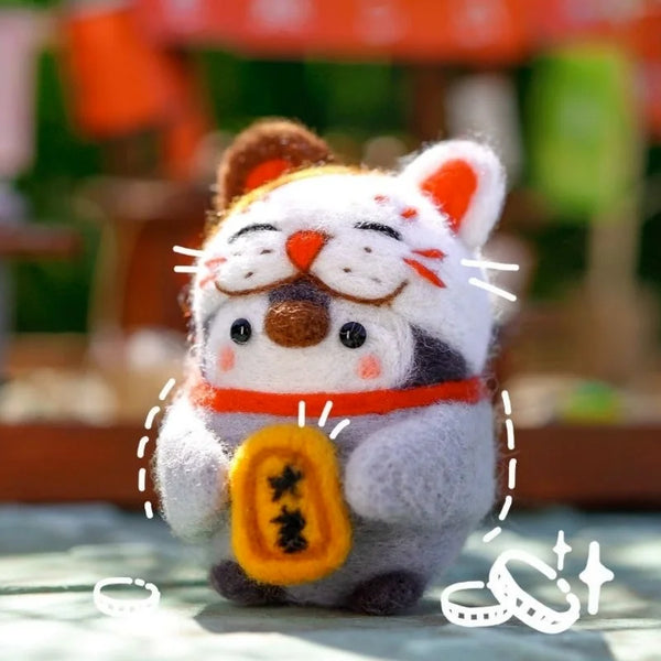 Pinguin Filz DIY Set (23 Designs) – Wollfilz-Set für handgemachte Puppen