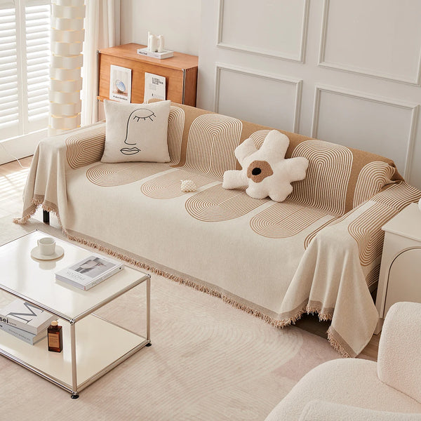 Elegante Wohndecke – Weiche, hochwertige Decke für Sofa & Bett
