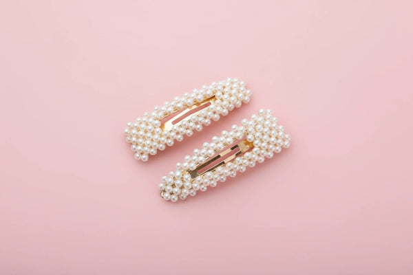 Perlen-Haarspangen im 2er-Set – Eleganter Haarschmuck für Alltag & Festlichkeiten