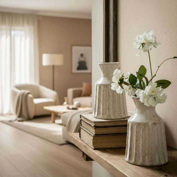 Vintage Keramikvase im amerikanischen Stil – Wohnzimmer & Schlafzimmer Deko