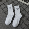 Weiße Socken mit Sprüchen – Sportliche Unisex-Socken im Streetstyle