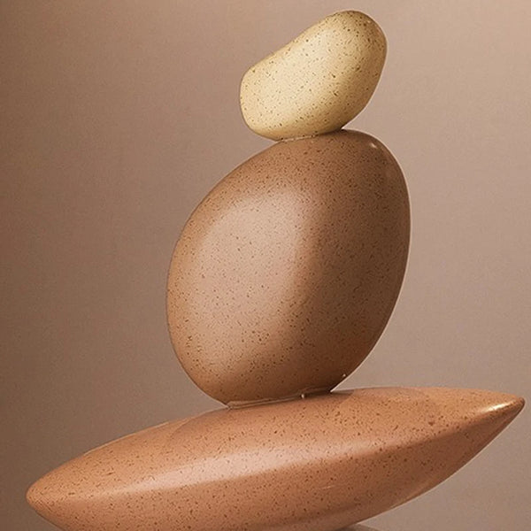 Ästhetische moderne Figur aus Keramik – Minimalistische Dekofigur