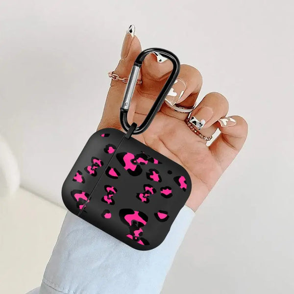 AirPods Hülle mit buntem Leopardenmuster – Schutzhülle für AirPods 1- 4 & AirPods Pro