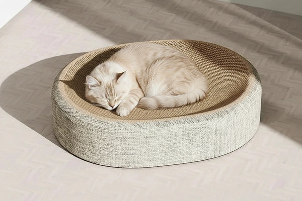 2-in-1 Kratzbrett für Katzen – Kratz- & Liegeplatz in einem