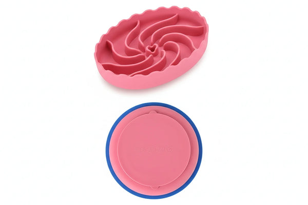 Anti-Schling-Napf aus Silikon für Hunde - Slow Feeder Hundenapf