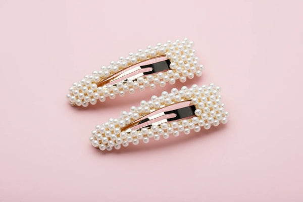 Perlen-Haarspangen im 2er-Set – Eleganter Haarschmuck für Alltag & Festlichkeiten