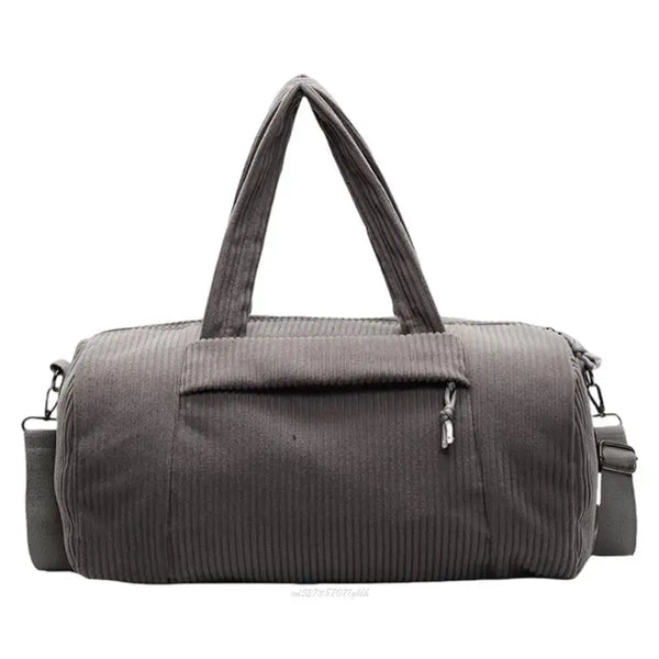 Cord-Reisetasche – Geräumige, leichte Sport- & Crossbody-Tasche