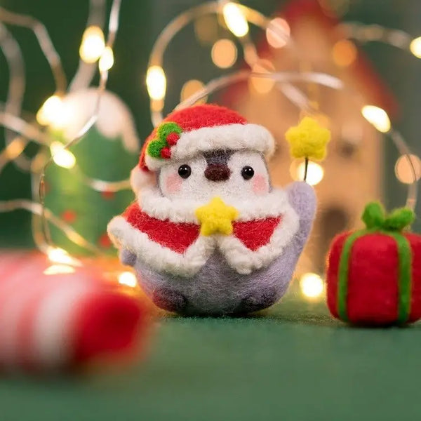 Pinguin Filz DIY Set (23 Designs) – Wollfilz-Set für handgemachte Puppen