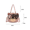 Hochwertige Damen Schultertasche mit Teddy-Motiv – Große Tote Handtasche modern & stilvoll