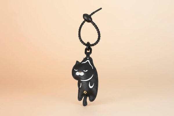 Cartoon Schlüsselanhänger aus PU Leder - Taschenanhänger verschiedene Modelle