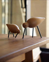 Nordic Stil Holz Vogel Skulptur – Abstrakte Tier Statue für Wohnzimmer & Deko