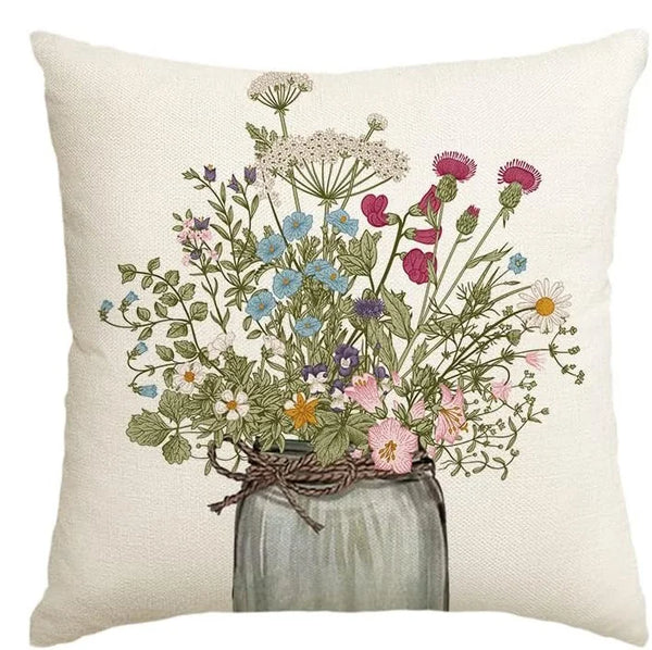 Leinen-Kissenbezug – Minimalistisches Sofakissen für Schlafzimmer & Heimdekoration