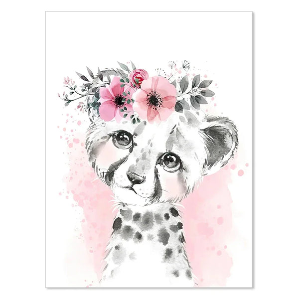 Wildtier-Wandkunst – Moderne Tiermotive auf Leinwand