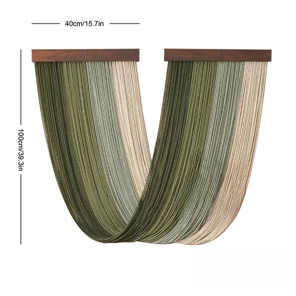 Boho Wandbehang – handgewebt mit Quasten | Wohnzimmer Deko