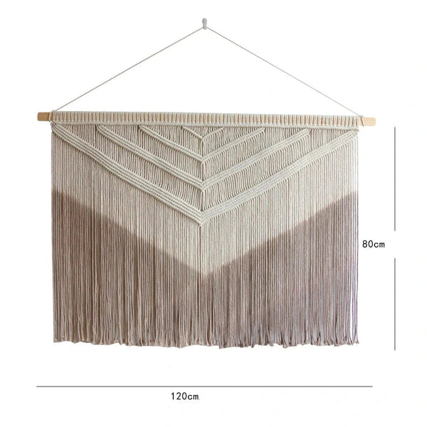 Nordic Makramee Wandteppich – Boho Zimmer & Garten Dekoration für Zuhause