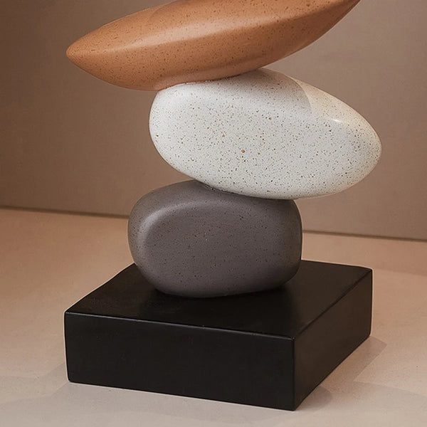 Ästhetische moderne Figur aus Keramik – Minimalistische Dekofigur