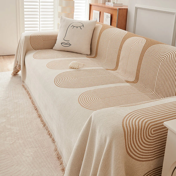 Elegante Wohndecke – Weiche, hochwertige Decke für Sofa & Bett
