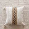Boho Baumwoll-Leinen Kissenbezug – Geometrisches Muster für Sofa & Zuhause