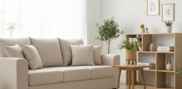 Rattan Pflanzkorb mit Holzbeinen – Gewebter Aufbewahrungs- & Pflanzkorb für Innen- & Außenbereich