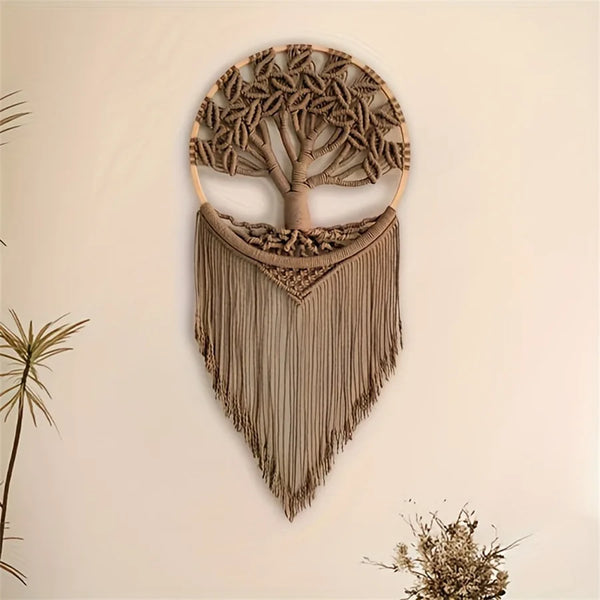 Baum des Lebens – Makramee Wandkunst im Boho Stil