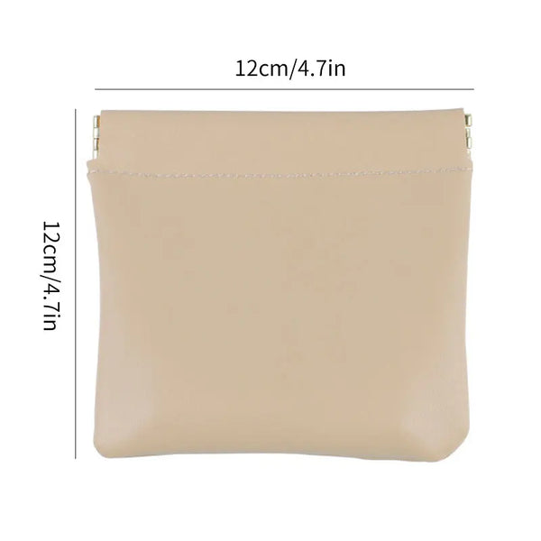 Mini-Kosmetiktasche aus PU-Leder – Tragbare Make-up-Tasche für Reisen & Alltag