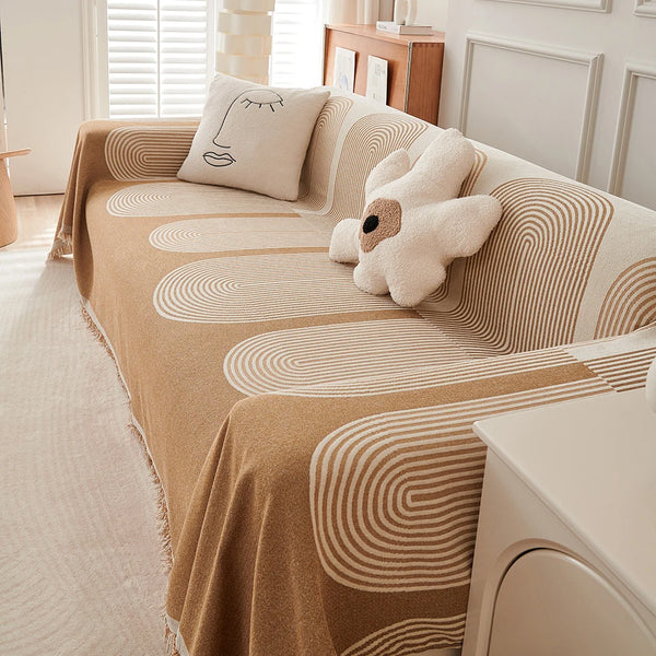 Elegante Wohndecke – Weiche, hochwertige Decke für Sofa & Bett