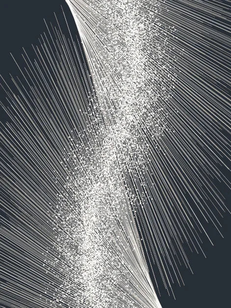 Abstraktes Retro Leinwand Poster - Wandbild für Wohnzimmer | Minimalistische Dekoration