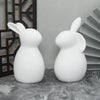 Keramik Kaninchenfigur im Kawaii-Stil – Nordische Tierdeko für Wohnraum, Garten & Ostern