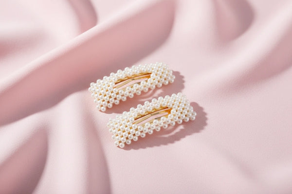 Perlen-Haarspangen im 2er-Set – Eleganter Haarschmuck für Alltag & Festlichkeiten