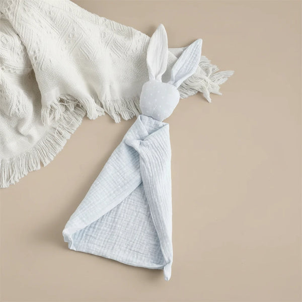 Hasen Schmusetuch für Baby Mädchen – Weiches Musselin aus Baumwolle