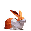 Kaninchen Papiermodell 3D – DIY Puzzle für Wohnkultur, Schreibtisch & kreative Dekoration